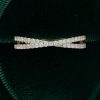 Half-Eternity Moissanite Wedding Band with Criss-Cross Pave Design (4)