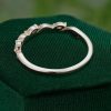 Leafwave Nature-Inspired Marquise Moissanite Half-Eternity Wedding Band (5)