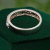 Natural Opal Half-Eternity Fretwork Ring – Promise Band (3)