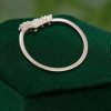 Rose Gold Curved Moonstone Wedding Band for Women – Dainty Bridal Stacking Ring (5)