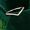 SimpleArc Minimalist Curved Stacking Wedding Band (1)