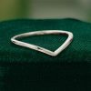 SimpleArc Minimalist Curved Stacking Wedding Band (4)