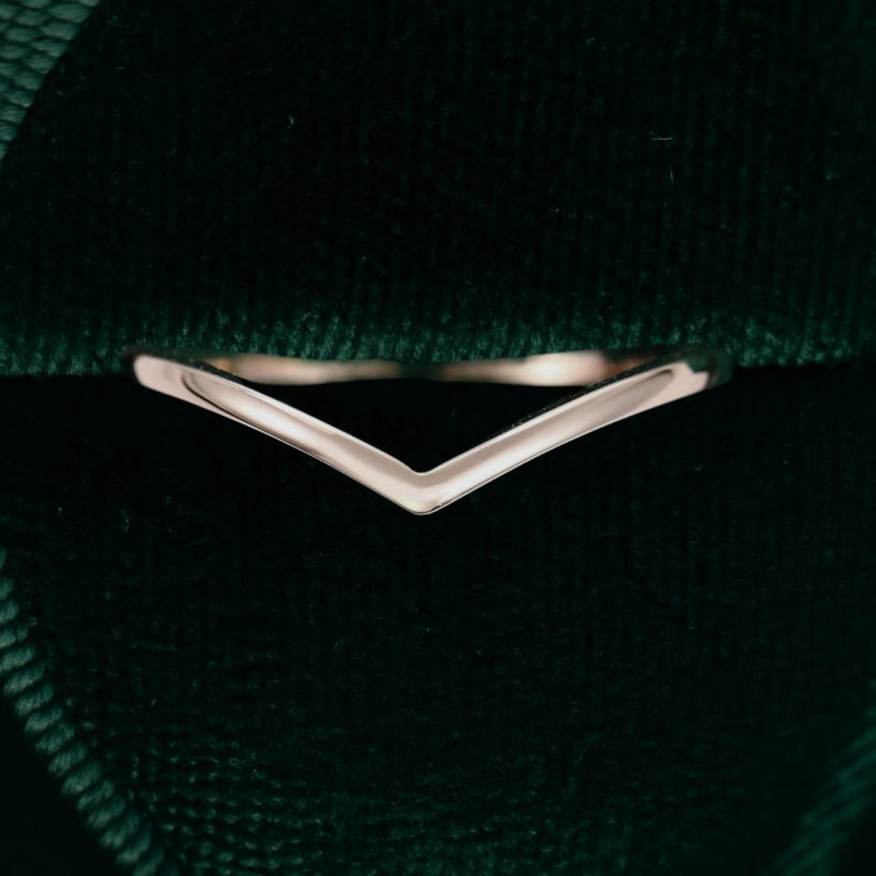 SimpleArc Minimalist Curved Stacking Wedding Band (5)