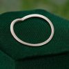 SimpleArc Minimalist Curved Stacking Wedding Band (6)