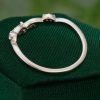 Starlight Curved Moonstone Wedding Band in Rose Gold (5)