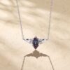 1CT Marquise Alexandrite Statement Pendant Necklace (1)