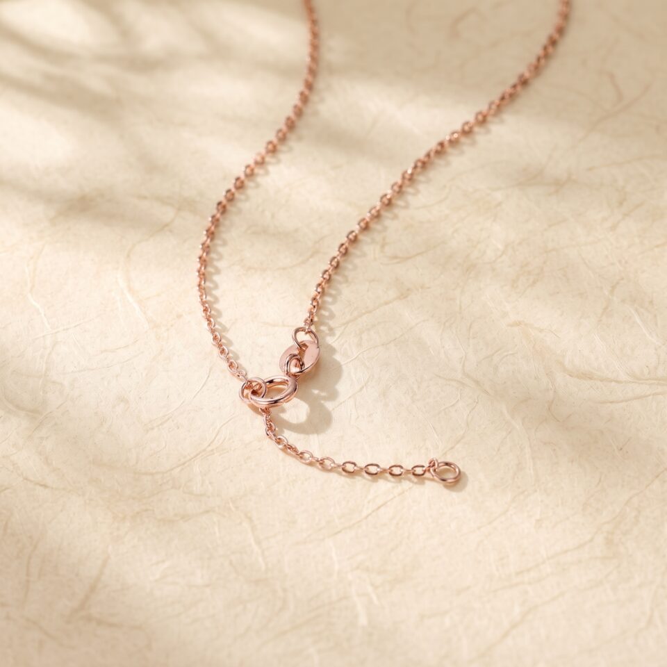 1CT Round Moissanite Cluster Pendant Necklace Crafted in Solid Gold2