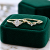 Elegant ½ Carat Oval-Cut Moissanite Dainty Engagement Ring Set (4)