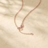 Flower Pendant Necklace with Heart Shaped Emerald6