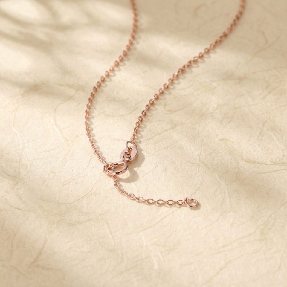Flower Pendant Necklace with Heart Shaped Emerald6