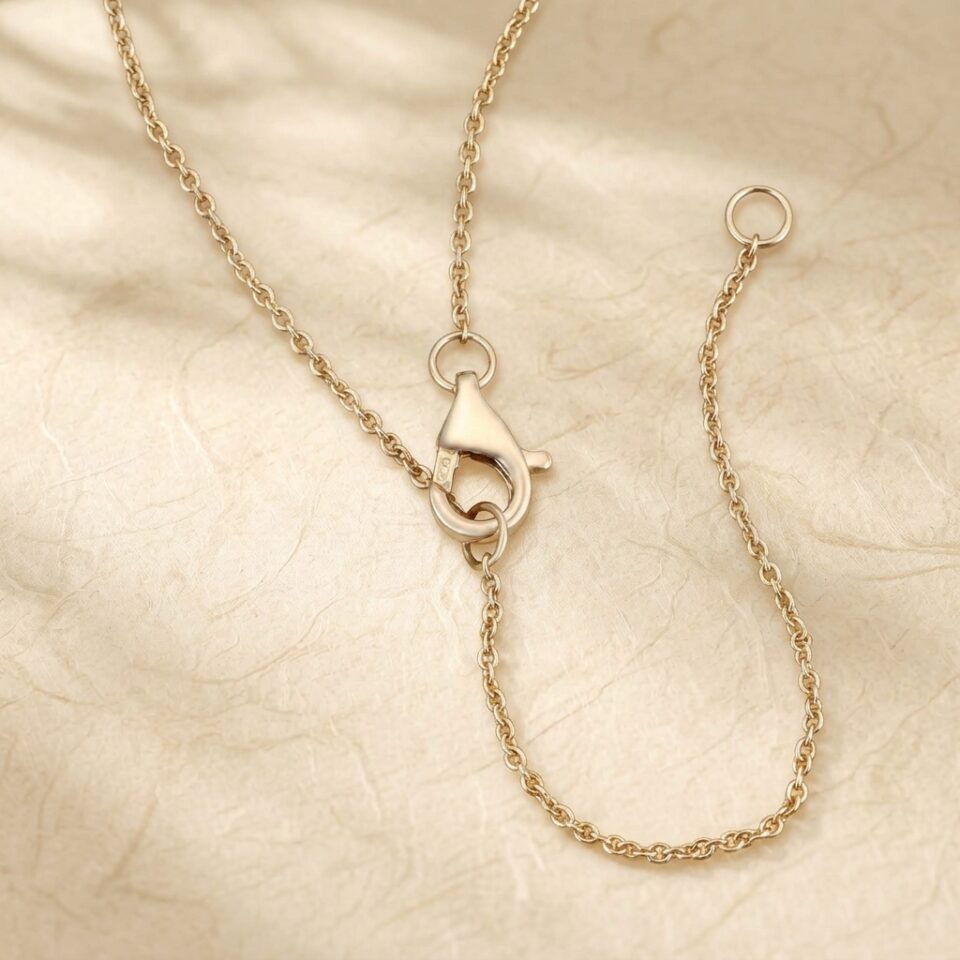 Infinity Solitaire Necklace with Pear Cut Moissanite Pendant4