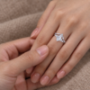Marquise-Cut Moissanite Engagement Ring Set with Carved Leaf Band (4)