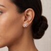 Marquise Moissanite Spiral Blossom Stud Earrings (6)