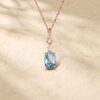 Oval Cut Moss Agate Diamond Accent Infinity Necklace4