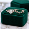 Pear-Cut Moissanite Engagement Ring Set with Nature-Inspired Design (3)
