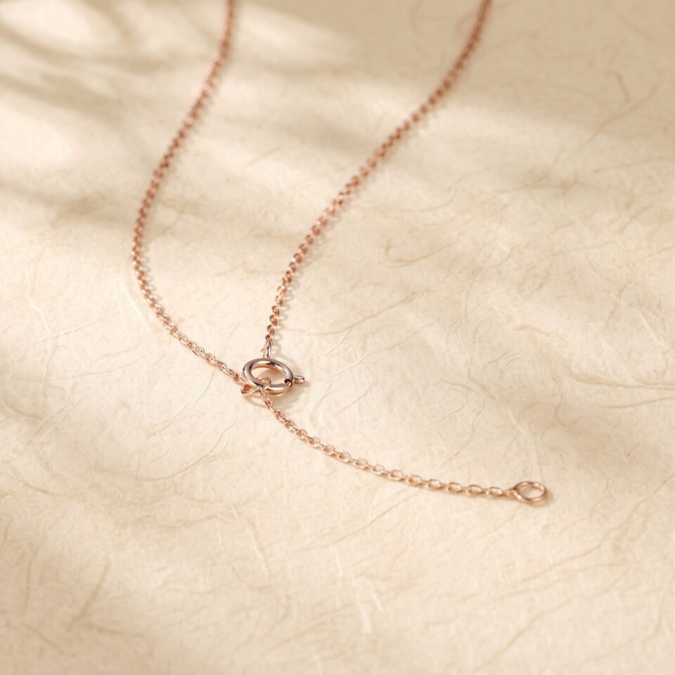 Round Moissanite Shooting Star Charm Necklace2