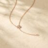Solar Halo Pendant Necklace with Round Cut Emerald for Women2